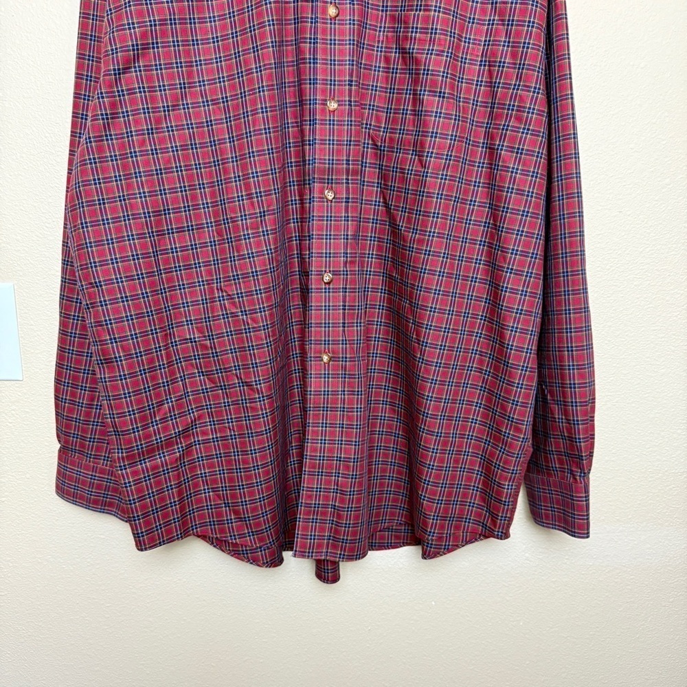 Brooks Brothers Men’s Cotton Non-Iron Button Up Shirt- XL - Picture 3 of 10